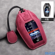 Leather LED Display Remote Car Key Cover Case For Bmw G32 I8 G31 X5 G05 X4 F20 X3 G01 G02 G30 X7 M5X