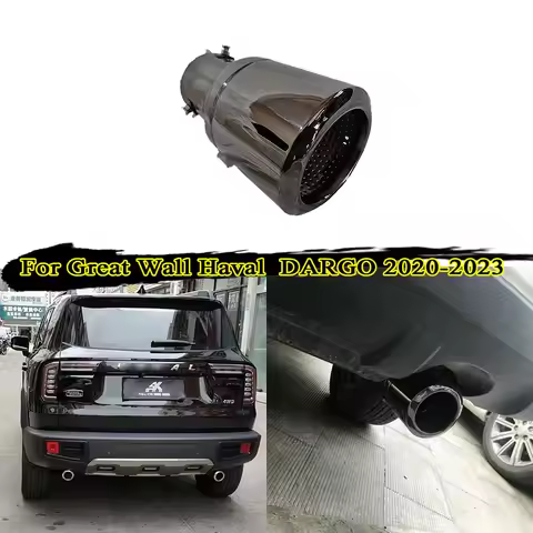 Stainless steel exhaust hood For Great Wall Haval DARGO 2020-2023 Exhaust pipe Exhaust tail throat A