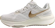 Structure 25 Women's Road Running Shoes (DJ7884-007, Phantom/White/Gum Light Brown/Metallic Gold)