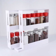 Kitchen Seasoning Bottle Rack Spice Bottle Storage Rack 2 Layer