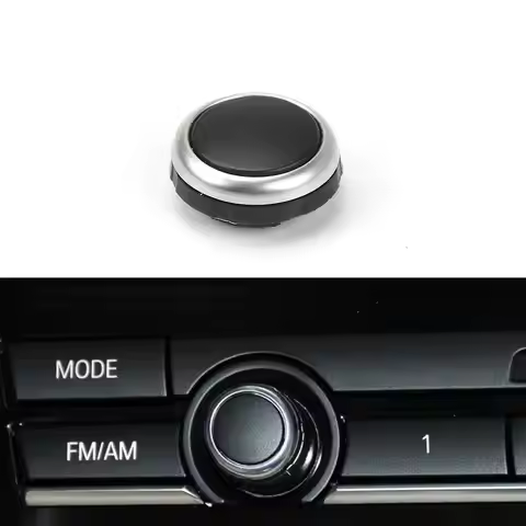 Car Center Console Radio Switch Volume Knob CD Machine Button Cover For BMW F10 F02 F07 5 7 Series G