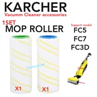 Vacuum Cleaner Mop Roller For Karcher FC5 / FC7 / FC3D (1Set - 2PCS)