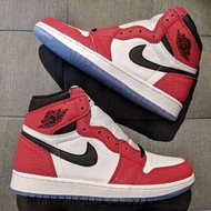 全新🌸 Jordan Air Jordan 1 Retro High OG Origin Story 蜘蛛俠平行宇宙 白紅芝加哥 高筒復古籃球鞋 男女通用款
