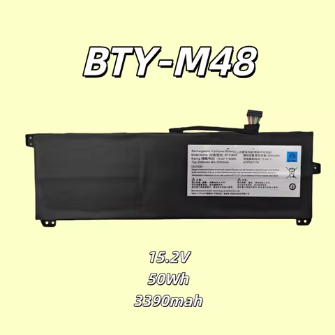 BTY-M48 50Wh Battery for MSI Prestige PS42 (8RB/8RC/8RA) & MECHREVO S1-C1, Replaces 4ICP5/41/119