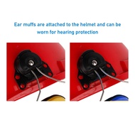 Hard Hat Earmuff Comfortable Wide Application Safety Helmet Ear Muff Easy Installation Great Protecting Noise Reduction 2pcs for Woodworking