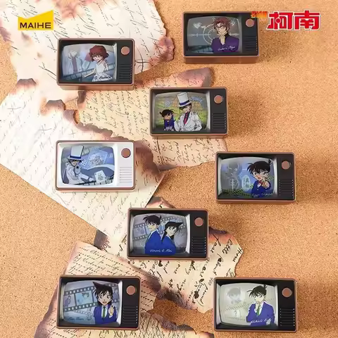 In Stock Detective Conan Refrigerator Sticker Kudo Shinichi Ran Mouri Kaito Kid Anita Hailey Cute De