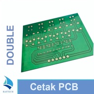 Jasa Cetak PCB Double Layer FR4 Full Masking Jalur Masking Silkscreen