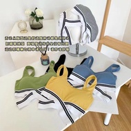 GYM and YOGA Bra Super Beautiful Striped 2-Strap Bra A810