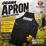 "OGAWA - APRON 140X27X94 CM" BLACK BRUSH CUTTER APRON.