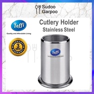 [TOFFI] Cutlery Holder Rack/ Bekas Rak Sudu Garfu Stainless Steel (3 Months Warranty)