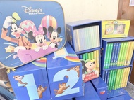 迪士尼世界英語學習套裝 👍播放機及播放卡兩箱  👍DVD  ，CD ，故事書，字卡，部份教具 👍書籍，包括Sing alone 系列 及 Fun with words