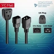 UPS IEC-320-C14 / C20 To UK Malaysia 13A Socket Power