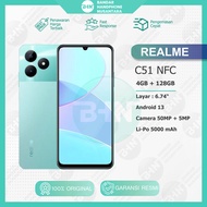 realme C51 NFC 4/128GB Garansi Resmi Bisa COD