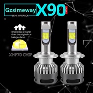 2PCS H7 LED H4 H1 H11 car headlight 9012 HB3 D1S D2H D2S bulbs XHP70 110W 13200LM 6000K HB4 LED H8 H