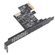 2025 Hot Style <br>PCI-E 1X to USB 3.2 GEN1 5Gbps Type-E A-Key Expansion CardFront Panel Type-C Inte