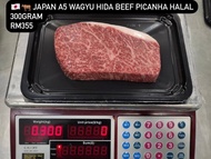 IPOH WAGYU - JAPAN A5 WAGYU HIDA BEEF PICANHA HALAL 295-300gm ( MIN ORDER UNTIL SHIPPING OVER RM39 )