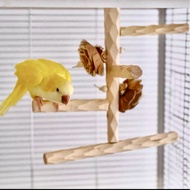Parrot perch bird perch multi cage perch natural wood
