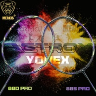YONEX ASTROX-88s/88d Pro 4U 100% Carbon Fiber Racket Single Badminton Racket 26-30Lbs with
