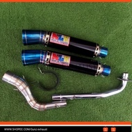 Exzos Open Racing Manifold 28mm 1Sett NLK Coating Ex5 Wave100 Kriss100 Wave110 kriss125 Wave125 Dash
