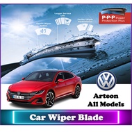 【 Volkswagen Arteon 】 Nano Coating Soft Silicone Car Wiper Blades - 1 Pair / Pengelap ( VW 2017 onwa