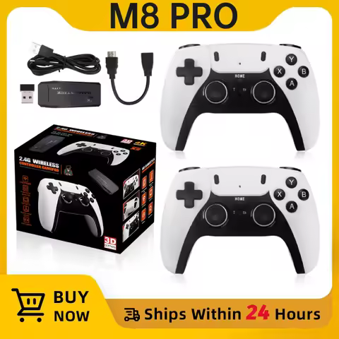 X8 Pro Video Retro Game Console 4K HDMI Output Gaming Stick 10000+ Games Suppot TF Card Expansion Co