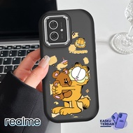 [2025Realme]Coffee Cat holding teddy bear PDD Case For Realme C63 C55 C67 C20 C11 C21Y C33 C15 C53 C
