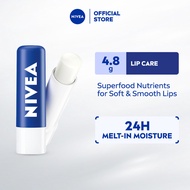NIVEA Lip Original Care Caring Lip Balm 4.8g / Lip Care / Moisturizing / Shea Butter / Natural Oils 