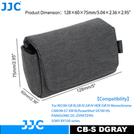 JJC Camera Bag Pouch For FUJI X100VI X100V X-E5 Sony RX100 Ricoh GR IV GR4 GR III GR3 CanonPowerShot