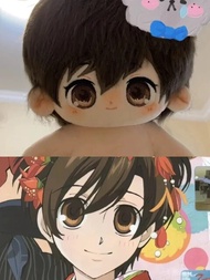 【Be worth】 20cm Japan Anime Ouran High School Host Club Haruhi Fujioka Plush Stuffed Doll Body Dress