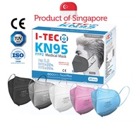 MADE IN I-TEC KN95 FFP2 (Equivalent to KF94 N95) Medical 3D Mask 20pcs Individually Packed for Adult