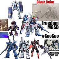 Clear Color MGSD Freedom Gundam HG Acguy Kampfer Michaelis Gundam Zaku ii Hyaku Shiki White Gto Amur