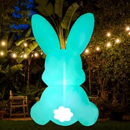 Easter Inflatable Yard Decorations-Easter Bunny Blow Up Cute Rabbits Theme Inflatable for Spring Eas