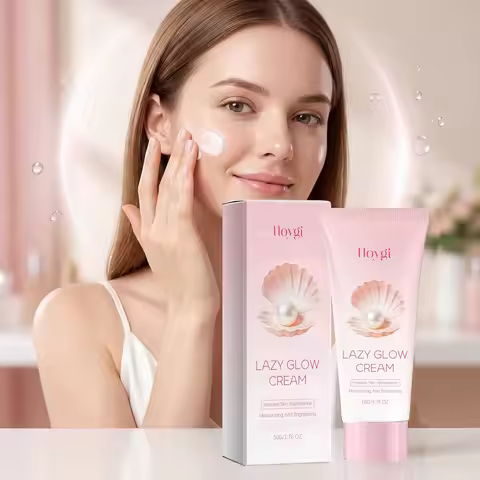 Moisturizing Lazy Glow Cream, Smooth Texture, Moisturizing Facial Skin, Naturally Shiny Concealer Cr