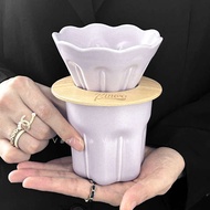 Set kopi buatan tangan, cawan penapis kopi seramik, penapis kopi tetes, set peralatan pembuatan cawa