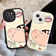 📱GSE Leather Shin Chan Camera Protection Case For IP13, IP13 PRO, IP13 PRO MAX, IP14❤️(Iphone Casing