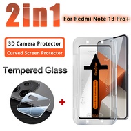 2 IN 1 Film Redmi Note 13 Pro Plus Tempered Glass for Redmi Note 13 Pro+ 15 14 Pro Plus 3D Film Lens