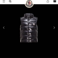 Moncler 黑色童裝羽絨背心