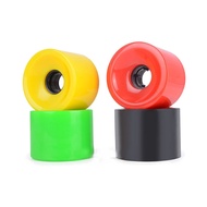 【PUR】-1 Set Dancing Longboard 4PCS Skateboard Wheels 8Ball Bearings ABEC-9 70X51mm PU 78A 75% Rebound Large Size Wheels