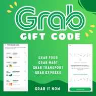 Grab Gift Code E-Voucher Redeem Promo Grabmart Grabfood Grabtransport Grabexpress Voucher