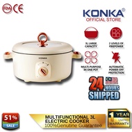 【Clearance Sale】KONKA Electric Hot Pot Multifunction (5L) [RM50 Coupon Ends August 31st] KZG-HP502