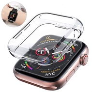 Apple Watch Case 360 full cover slim cover soft clear screen protector iWatch Series 6 5/4/3/2/1 for w27 pro w26 t500