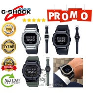 Leo Marketing [100% ORIGINAL] G_Sh0ck GM-5600B Stainless Steel Silver Black Army Green Men's Watch W