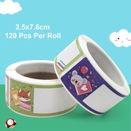 sticker nama buku sekolah name sticker Manufacturer Wholesale Name Sticker Roll Pack Handwritten Nam