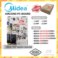 [ORIGINAL] MIDEA AIRCOND PCB 1.0hp 1.5hp 2.0hp 2.5hp PC BOARD MSAE-10CRN1 MSK4-09CRN1 MSAG-10CRN8 MS