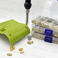 Nevʚ Brass Threaded Heat Insert Nut Thermal Insert Nut set For Electronics Welding
