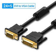 Vention DVI để cáp VGA 1080p 60Hz DVI-I 24 + 5 DVI ổ cắm đực sang VGA Nam Adapter chuyển đổi cho màn