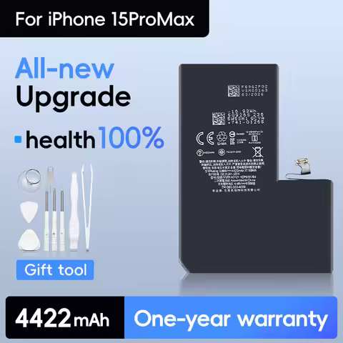 BNN 15ProMax High Capacity Battery For iPhone 16 15 Pro Max 14 16 Pro Replacement Batteries For iPho