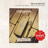[PERFUME ALLEY] PACO RABANNE 1 MILLION EDT 2PCS GIFT SET