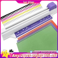 JR-Hand Push Binder, 30 Hole Binder Machine, Coil Binder, Home Desktop Binder Puncher for A4 A5 A6 A