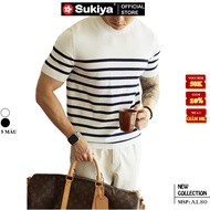 Áo Len Dệt Kim Cổ Tròn Nam BASIC SUKIYA Cao Cấp Mềm Mịn Thoáng Mát Thời Trang 2024 AL80